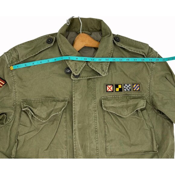 VTG Polo Ralph Lauren Mens XL Military Field Cargo Utility Jacket Gorp Core READ - Picture 14 of 16